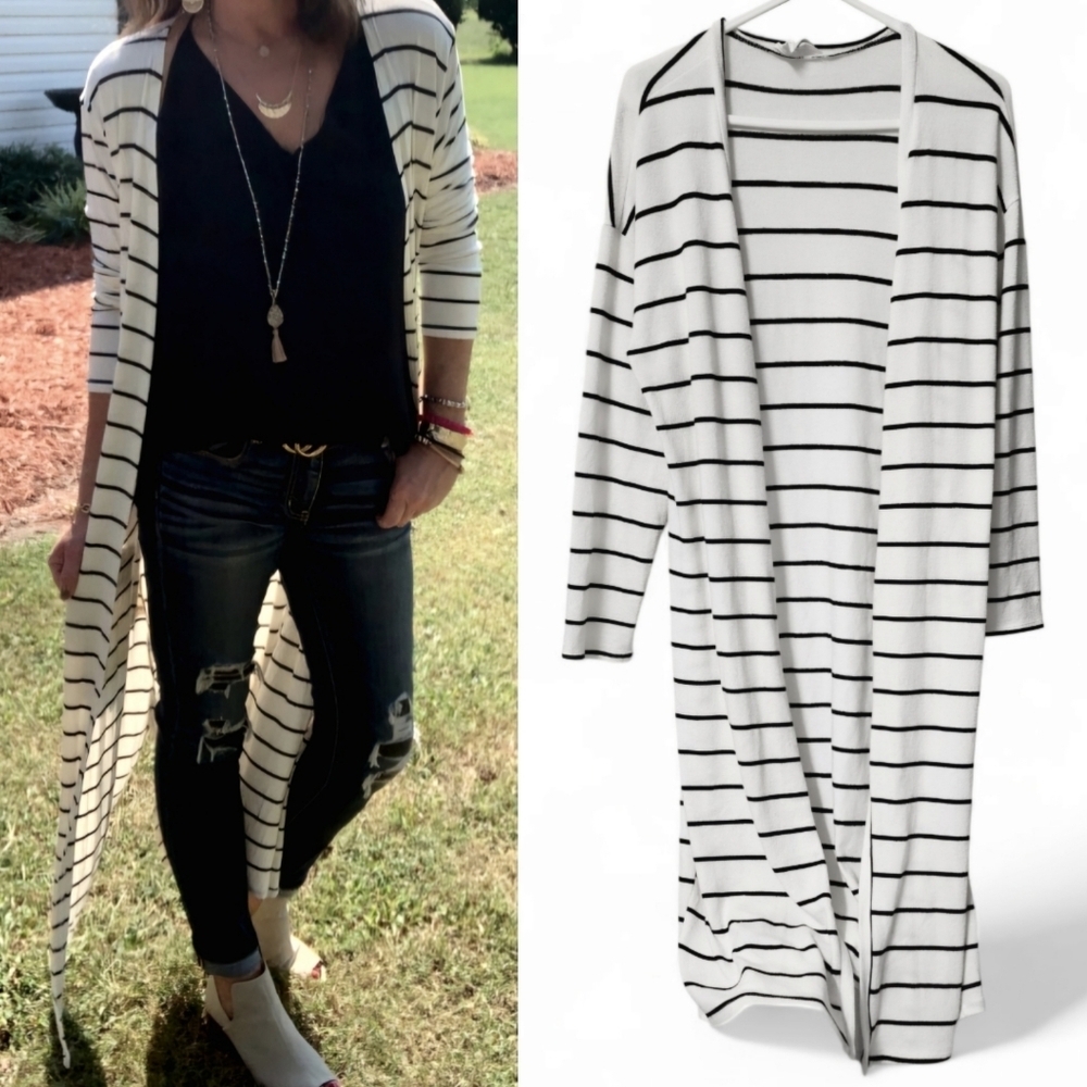 Sadie & Sage Long Line Open Cardigan